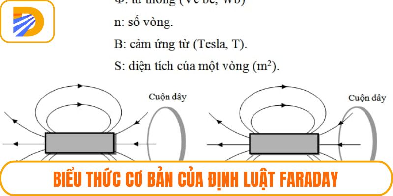 Biểu thức cơ bản của định luật Faraday