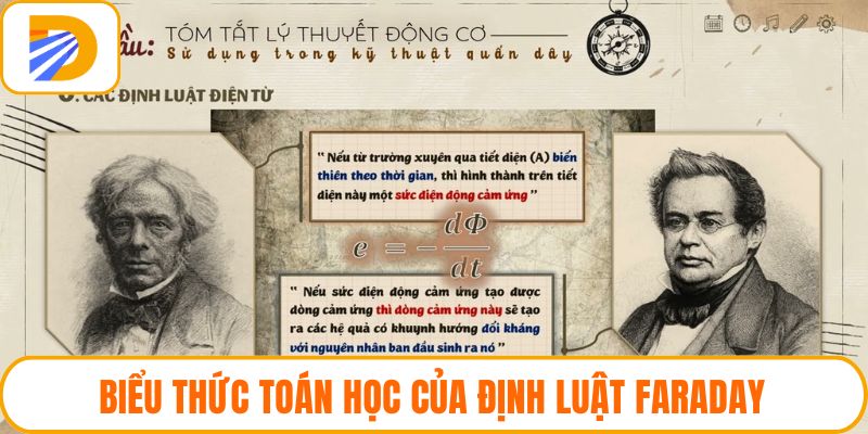 Biểu thức toán học của định luật Faraday
