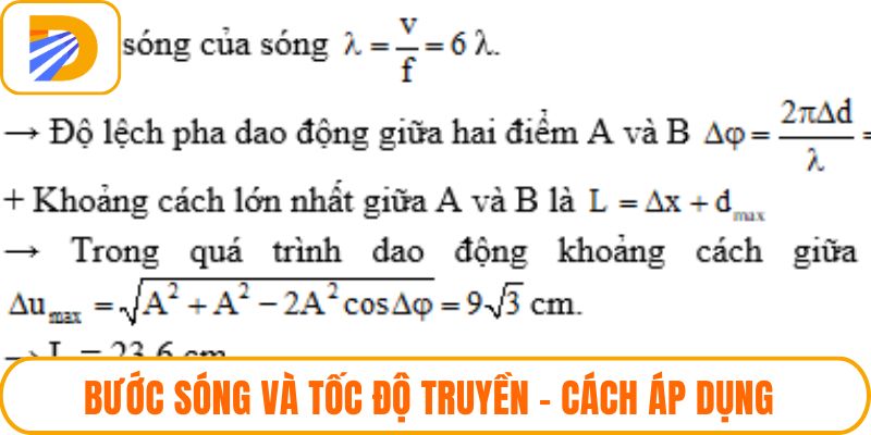 Bước Sóng Và Tốc Độ Truyền - Cách Áp Dụng Trong Bài Thi