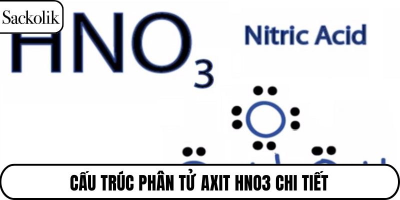 Cấu trúc phân tử axit HNO3 chi tiết