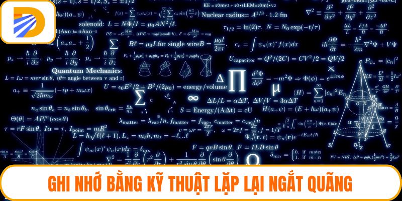 Ghi nhớ bằng kỹ thuật lặp lại ngắt quãng
