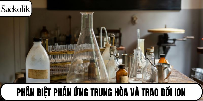 Phân biệt phản ứng trung hòa và trao đổi ion