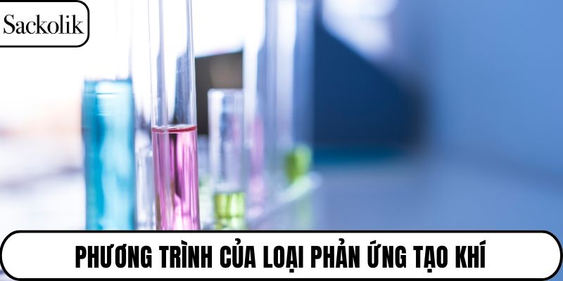 Phương trình của loại phản ứng tạo khí