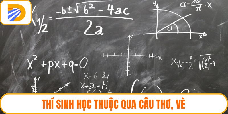 Thí sinh học thuộc qua câu thơ, vè