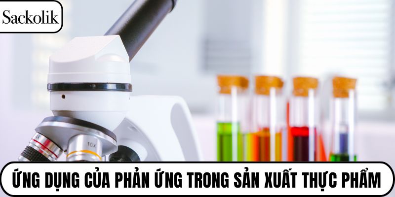 Ứng dụng của phản ứng trong sản xuất thực phẩm
