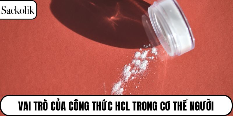 Vai trò của công thức HCl trong cơ thể người