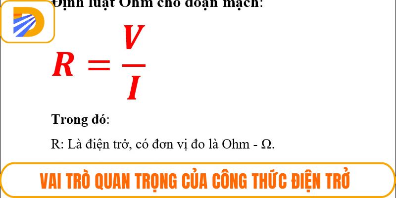 Vai trò quan trọng của công thức điện trở